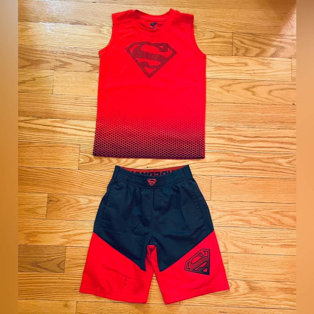 Boys Superman 2 piece set size 6/7